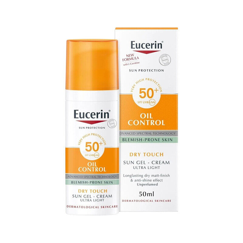

Eucerin Oil Control Sunscreen Gel Cream for Face, Dry Touch, High UV Protection