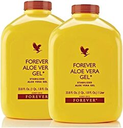 Forever Living - Forever Aloe Vera Gel - Pack of 2 (2ltr) - certified by the International Aloe Science Council