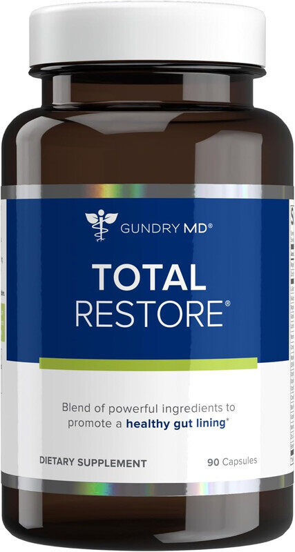 

Vitamic Gundry MD Total Restore Gut Lining Support, Digestive Supplement for Gastrointestinal Wellness, Gut Health Supplement, Gut Health for Women and Men, 9