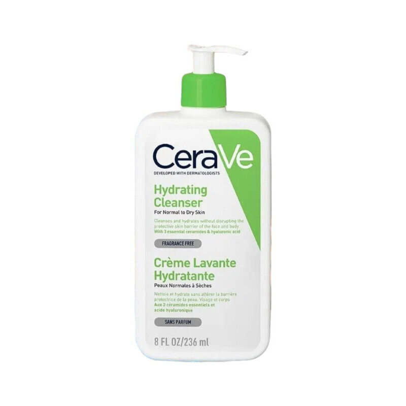

CeraVe Hydrating Cleanser Face & Body Wash for Normal to Dry Skin with Hyaluronic Acid & Ceramides