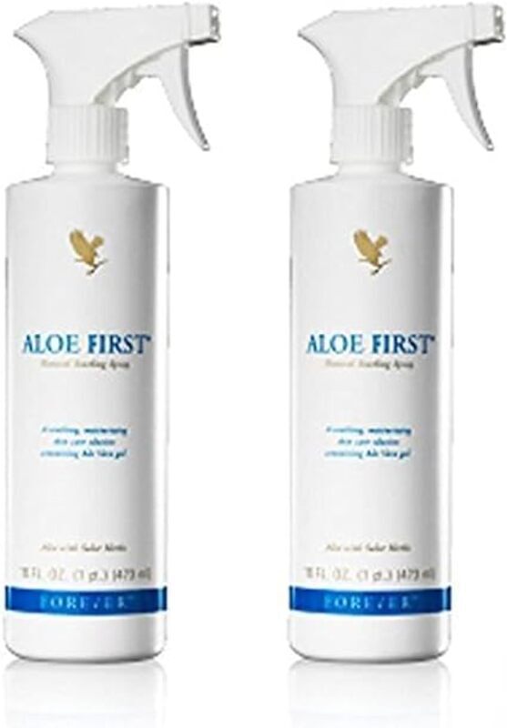 

Forever Living - 2x Aloe Vera First Spray Moisturising Gel Flp Shop - Perfect addition to any first aid kit