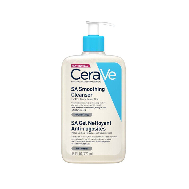 

CeraVe SA Soothing Cleanser Salicylic Acid Face & Body Wash & Scrub for Normal, Dry, Rough & Dry Skin
