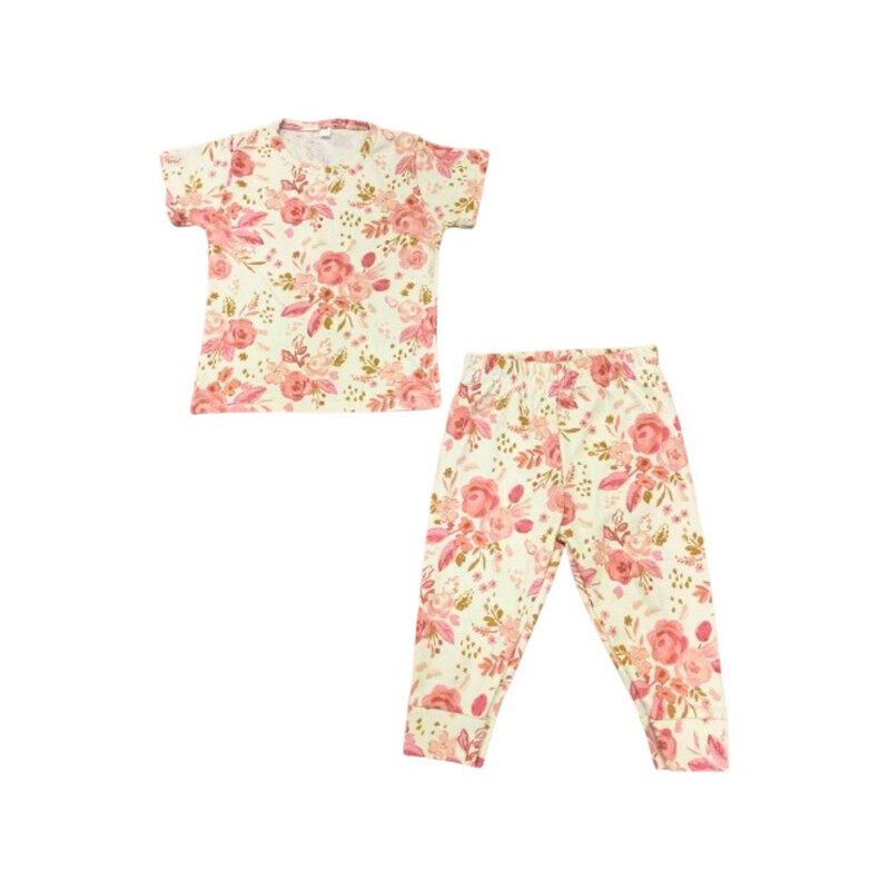 

Generic Floral Print T-Shirt & Pyjama Set White/Pink 6 - 9 mos