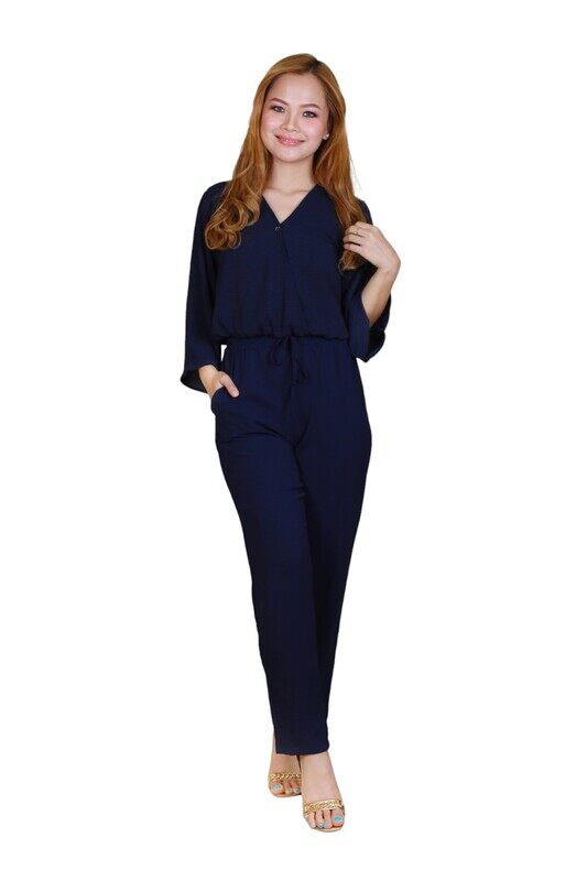 

Generic Elegant Comfortable 2-Piece Co-ord Set -Navy - XLarge