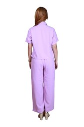 Elegant Comfortable 2-Piece Co-ord Set -Purple  - XLarge