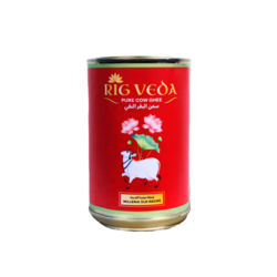 Rig Veda Pure Cow ghee No Artificial Flavours, No Chemicals Made Using only Cow's Milk.