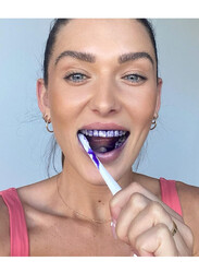 v34 Colour Corrector Purple Teeth Whitening Tooth Stain Removal Teeth Whitening Booster Purple Toothpaste 30 ml