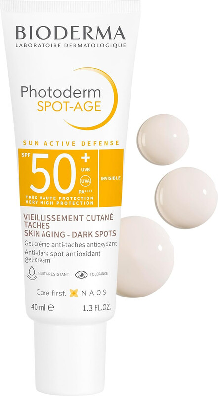 واقي الشمس Photoderm SPOT-AGE SPF 50+ المضاد للأكسدة من بيوديرما، 40 مل