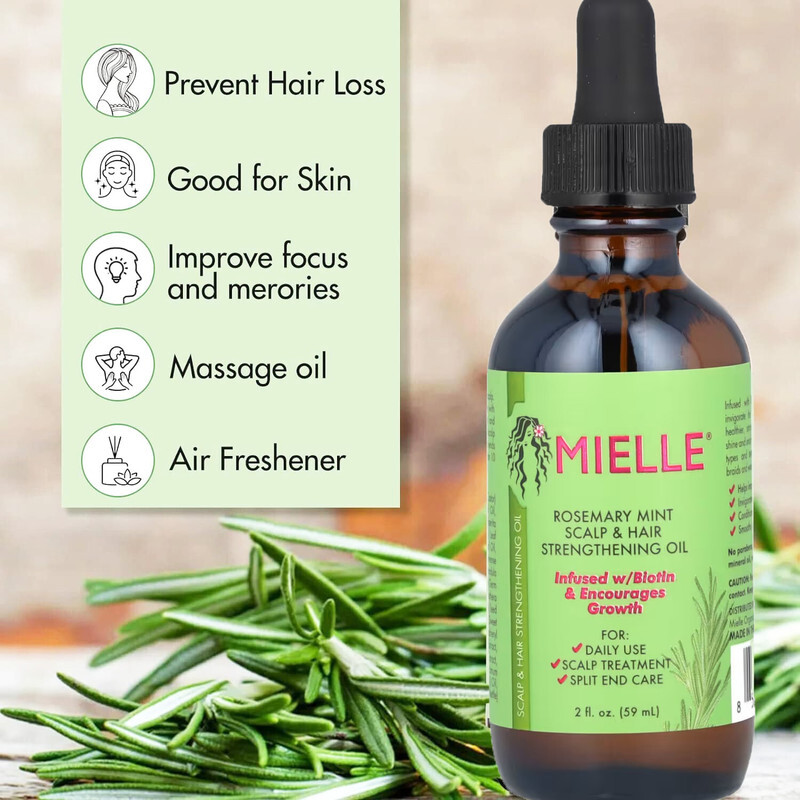 Mielle Organics Rosemary Mint Scalp And Hair Strengthening Oil 59ml