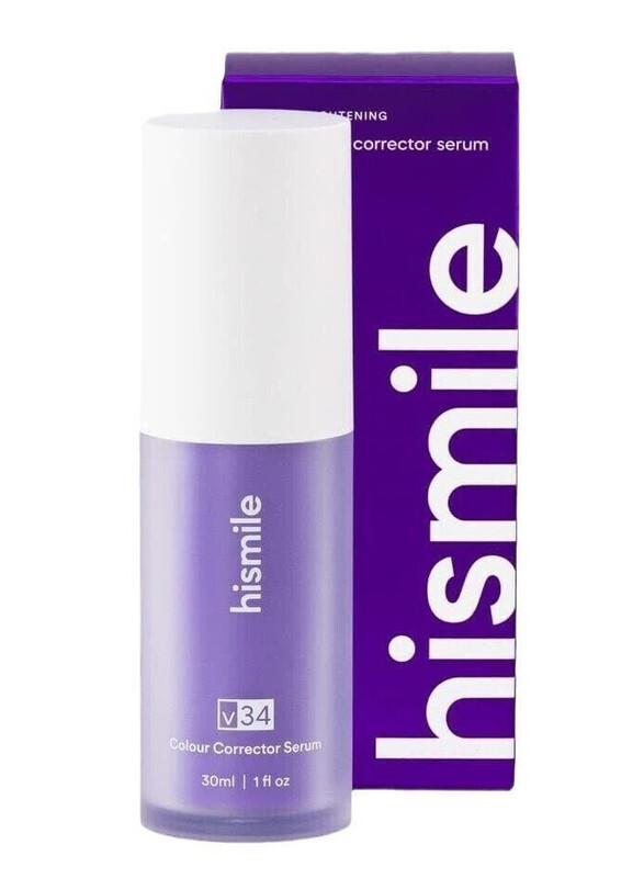 

HiSmile v34 Colour Corrector Purple Teeth Whitening Tooth Stain Removal Teeth Whitening Booster Purple Toothpaste 30 ml