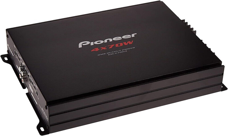 

Pioneer 4 Channel Bridgeable Amplifier with Bass Boost, Black