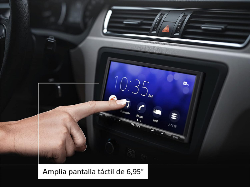 Sony XAV-AX3200 6.95" Touch Screen with Apple Carplay and Android Auto, Black