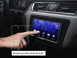 Sony XAV-AX3200 6.95" Touch Screen with Apple Carplay and Android Auto, Black