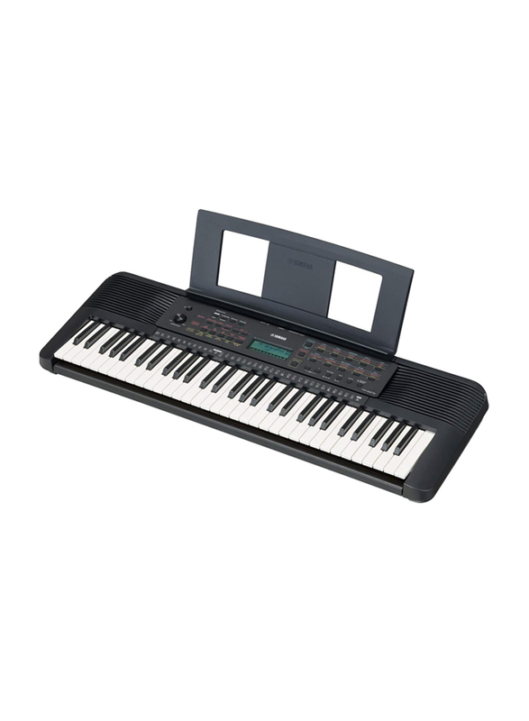 Yamaha PSRE273 Portable Keyboard, 61 Keys, Black