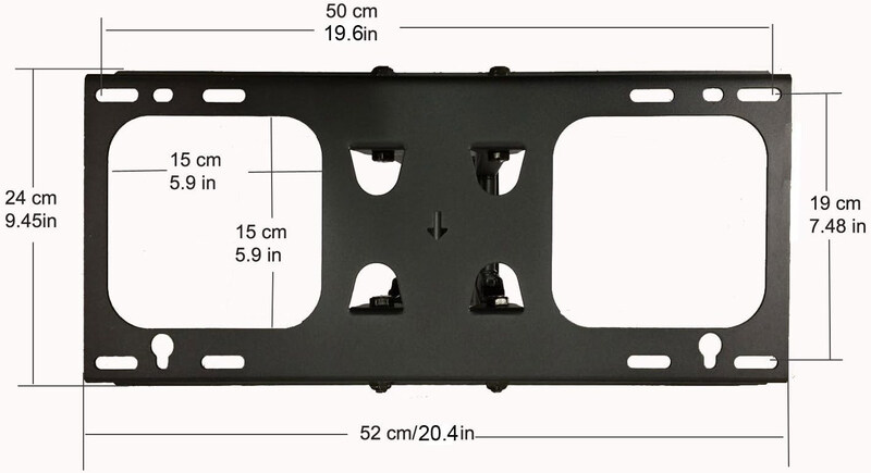 Videosecu Articulating TV Wall Mount for Samsung 46-80 Inch TVs UN46FH6030/UN46F6350/UN46EH5000FXZA/UN46EH5300/UN46F6350AF/UN46F6300/UN46EH5000/UN46F7100/UN46F6400/MW390B WTV, Black