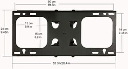 Videosecu Articulating TV Wall Mount for Samsung 46-80 Inch TVs UN46FH6030/UN46F6350/UN46EH5000FXZA/UN46EH5300/UN46F6350AF/UN46F6300/UN46EH5000/UN46F7100/UN46F6400/MW390B WTV, Black