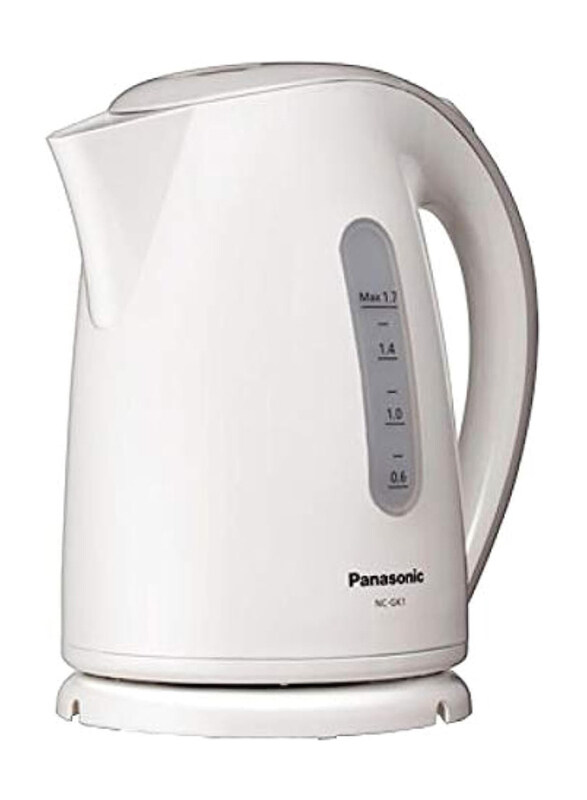 

Panasonic 1.7L Kettle, 2200W, NC-GK1WTQ, White