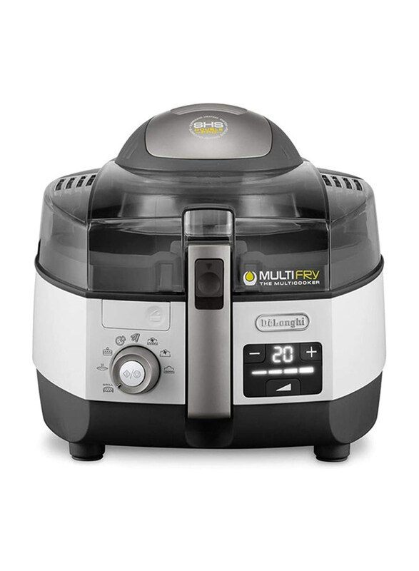 

Delonghi 1.7L Chef Plus Multicooker Air Fryers, 1000W, FH 1396/1, Grey