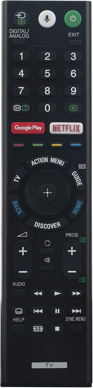 

Vinabty Replaced Voice Remote Fit for Sony TV, Black