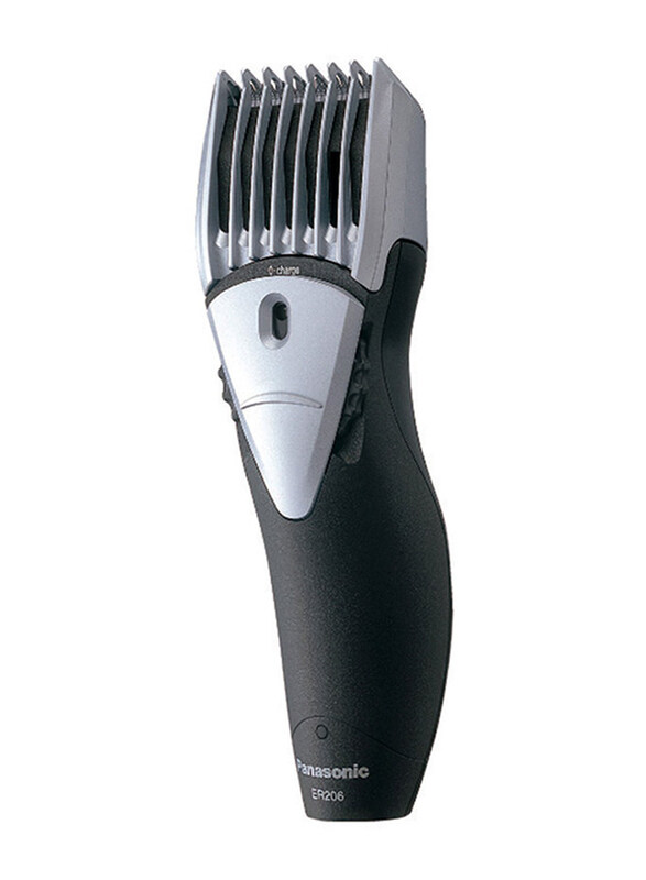 

Panasonic Hair and Beard Trimmer, ER206, Black/Grey