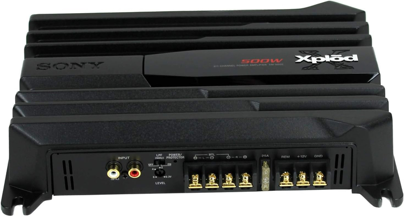 Sony 500W 2-Channel Stereo Amplifier, Black