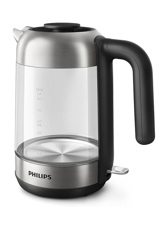 

Philips Glass Kettle Series Blue Light Indicator Removable Lid, 2200W, Multicolour