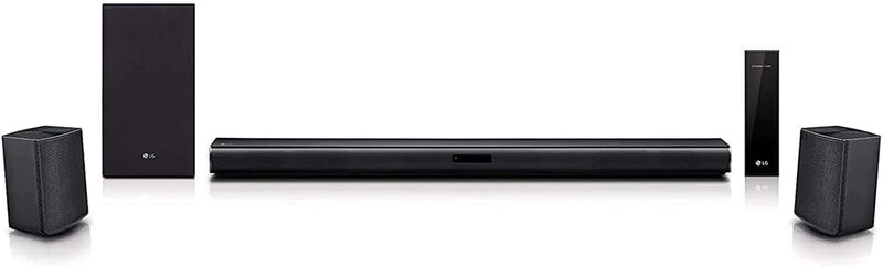 

LG SNC4R Sound Bar with Bluetooth Streaming and Surround Sound Speakers, Black