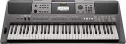 Yamaha SPSRI500UK Bundle Portable Keyboard with Stand & Case, 61 Keys, Black