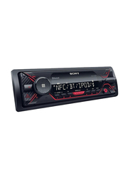 Sony DSX-A410BT Single Din AUX Digital Media Receiver Car Stereo with Earbuds, Black