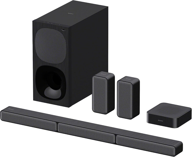 

Sony HT-S40R 5.1 Channel Sound Bar with Subwoofer and Wireless Rear Speakers, Black