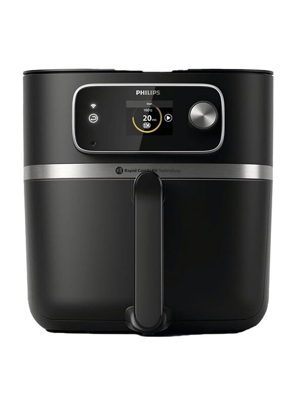 

Philips 8.3L Versuni 7000 Series XXXL Air Fryer with Food Thermometer, 2000W, HD9880/90, Black