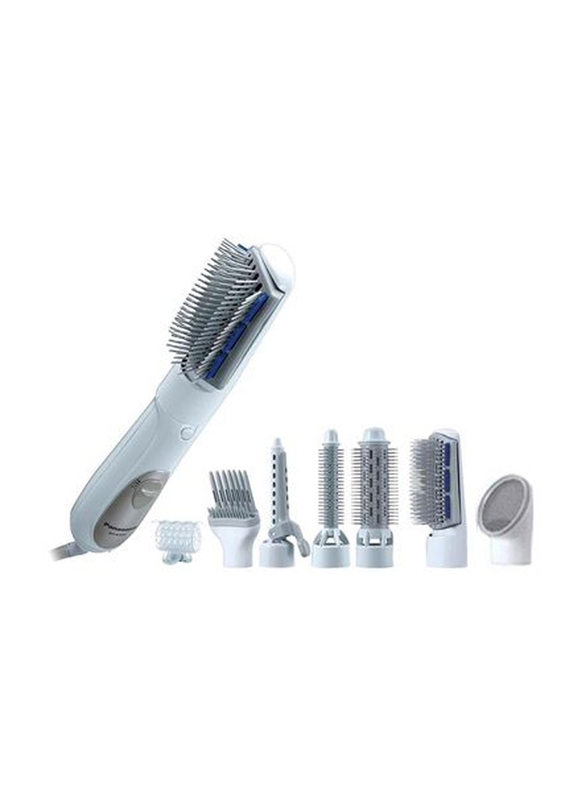 Panasonic Hair Styler With 6 Attachments, EH-KA81, White