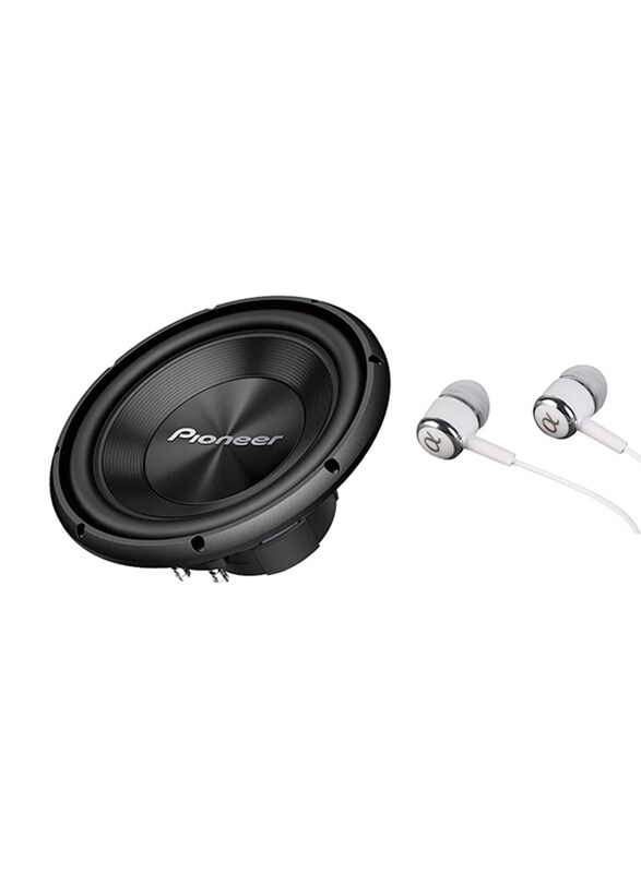 

Pioneer TS-A300D4 12" 1500 Watts Max Power Dual 4-Ohm Voice Coil A Series Car Audio Stereo Subwoofer Loudspeakers, Multicolour
