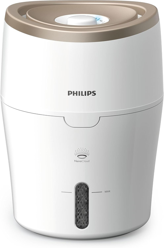 Philips 2000 Series Humidifier with 2 Speeds, 2L, HU4811/10, White