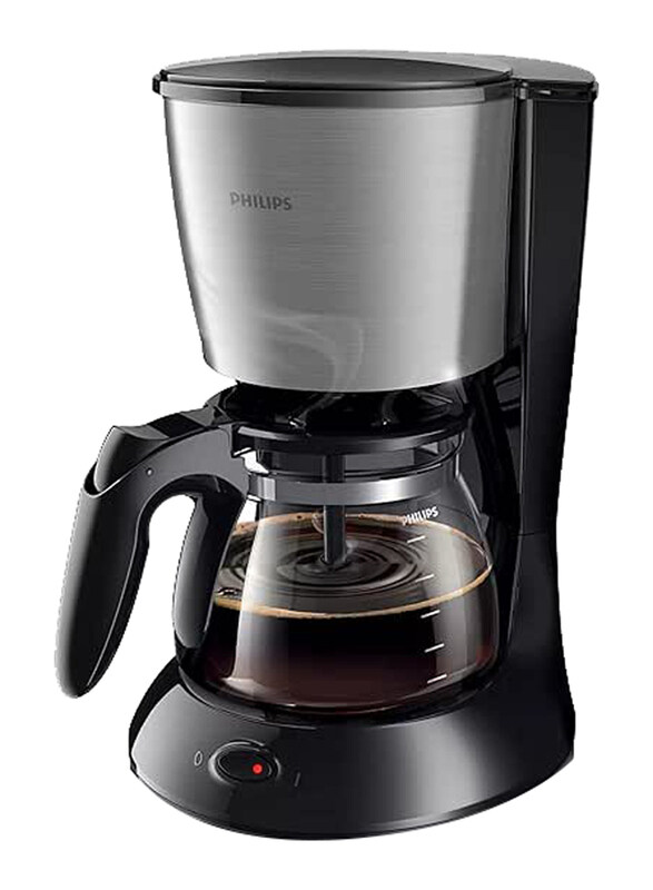 

Philips Daily Collection Semi Auto Coffee Maker, 1000W, HD7462/20, Black