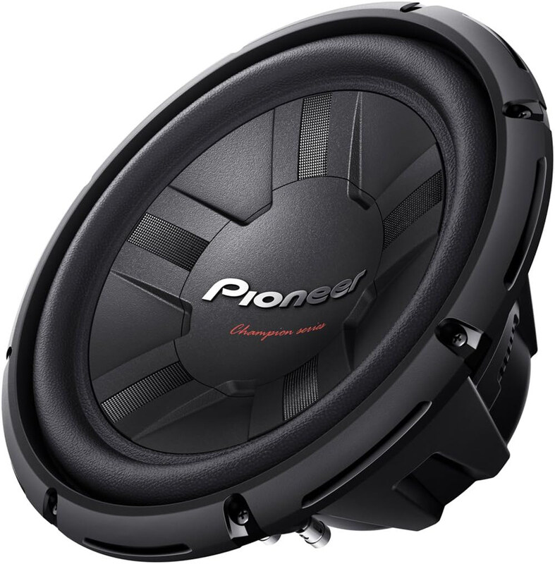 

Pioneer 30cm 4 ohm Multi-Use Single Voice Coil Subwoofer, Black