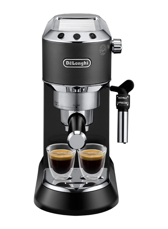 Delonghi Dedica Pump Espresso Cappuccino Manual Coffee Machine, Ec685.Bk, Black