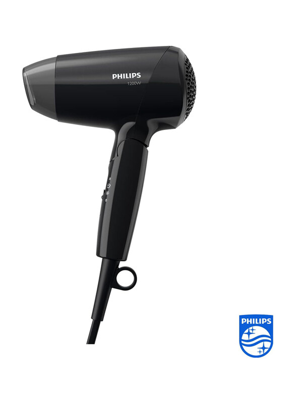 

Philips Essential Care Hair Dryer, 1200W, BHC010/13, International Version, Black