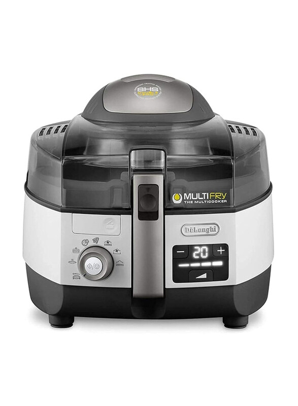 

Delonghi Multifry Air Fryer With Surround Heating System, Fh1396/1, White/Grey