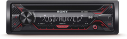 Sony Head Unit with CD and USB, Red