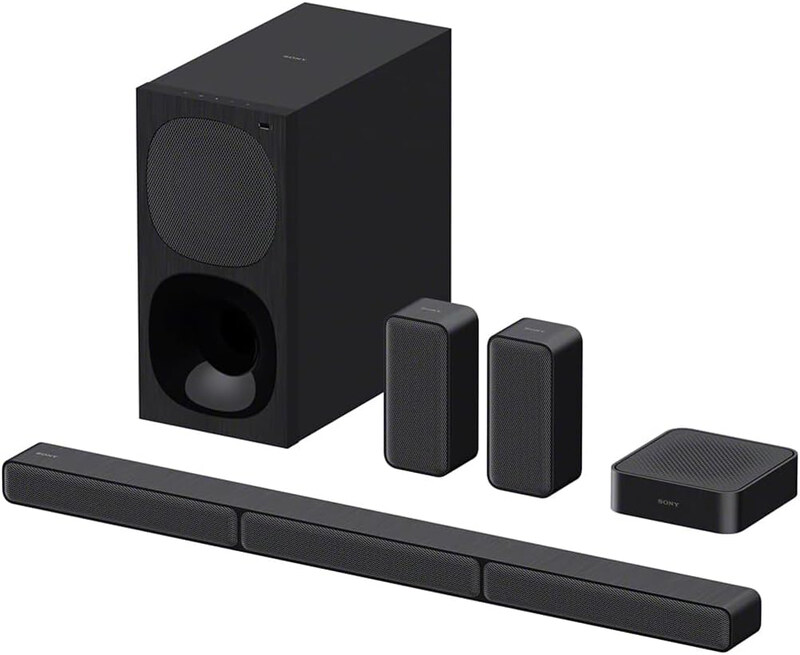 

Sony HT-S40R 5.1 Channel Sound Bar with Subwoofer and Wireless Rear Speakers, Black