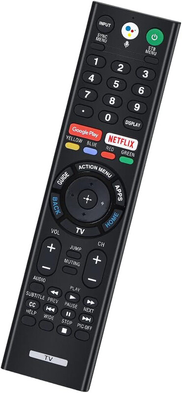 

CtrlTV Remote Control for Sony Smart TV, RMF-TX300U, Black