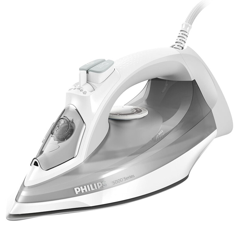 

Philips 5000 Seires Steam Iron, 2400W, DST5010/16, White/Grey