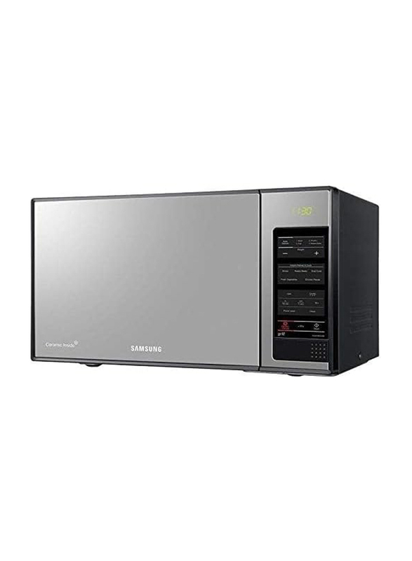 Samsung 40L Ceramic Interior & Mirror Design Microwave Oven, 1500W, MG402MADXBB, Silver