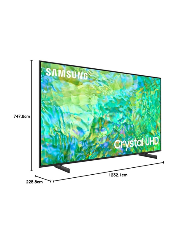 Samsung 55-Inch Crystal Processor 4K LED TV, UA55CU8000UXEG, Black