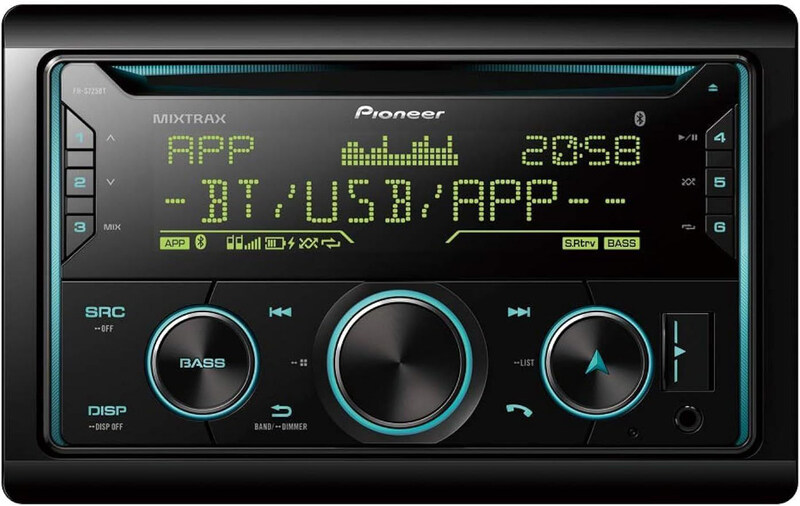 

Pioneer FH-S725BT CD & Digital Media Receiver Smart Sync with Dual Bluetooth, 3 RCA Pre-Outs, Direct Control for Certain Android Phones, Black