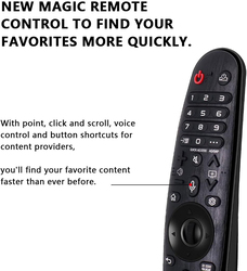 Daloben Voice Magic Remote Control for LG Smart TV, AKB75855501 MR20GA, Black