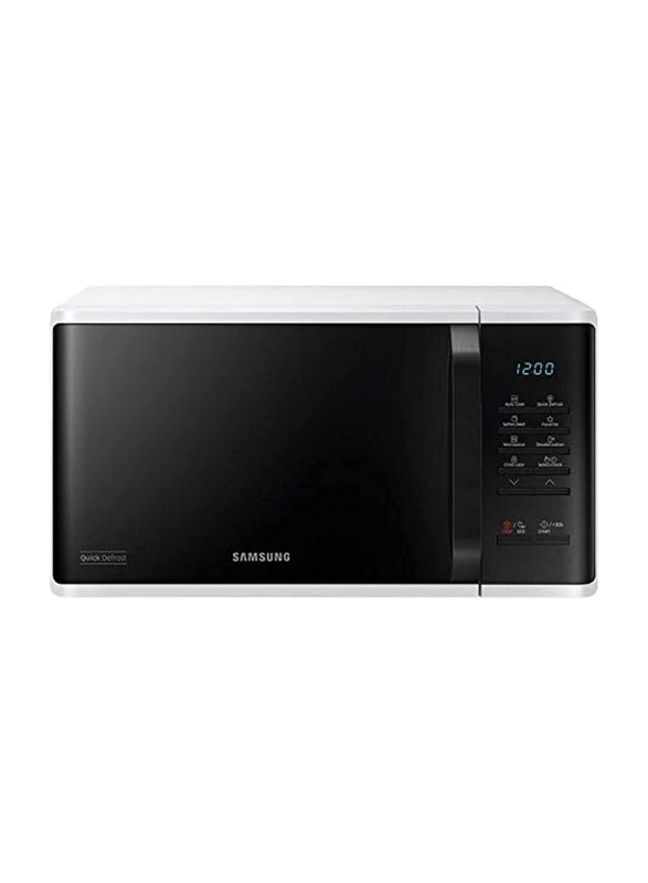 Samsung 23L Solo Microwave with Quick Defrost, 1150W, MS23K3513AW, White