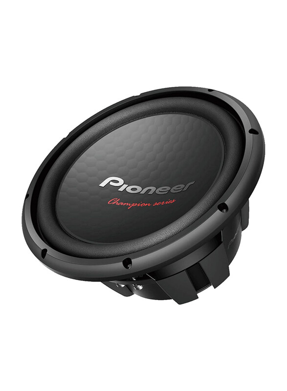 

Pioneer TSW312D4 Champion Series 12" 1500 Watt Dual 4 Ohm Voice Coil DVC Car Subwoofer, Black