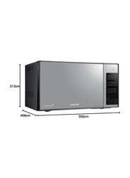 Samsung 40L Ceramic Interior & Mirror Design Microwave Oven, 1500W, MG402MADXBB, Silver